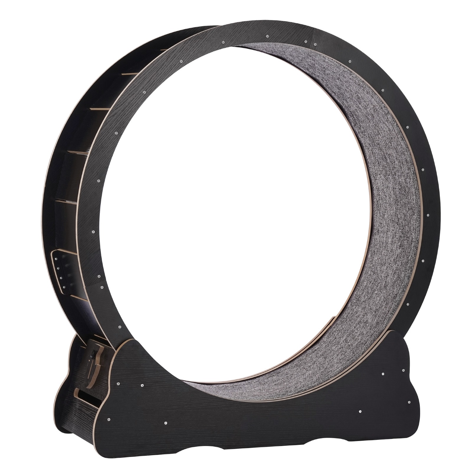 Cat Exercise Wheel 43.3" Large Cat Treadmill Wheel For Indoor Cats Black_voghion.com